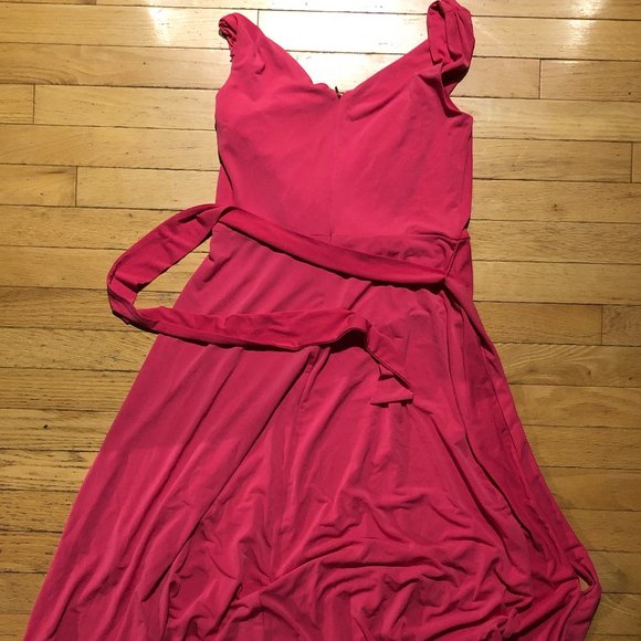 Brand New DKNY faux-wrap midi dress - Picture 4 of 10